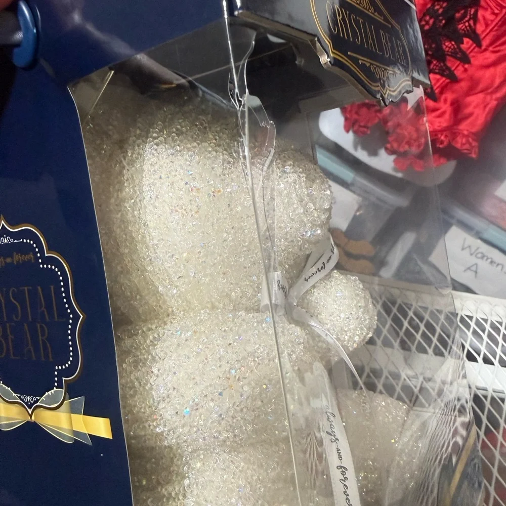 Glittering White Crystal Bear‎